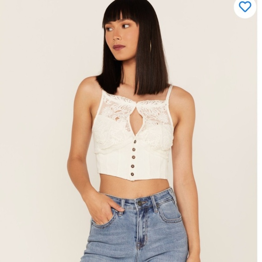 Free people corset‎ spaghetti strap